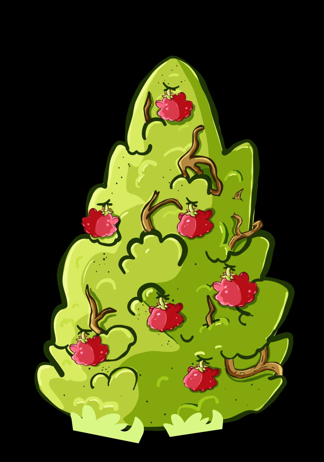 Happy Marmots Central Illustration